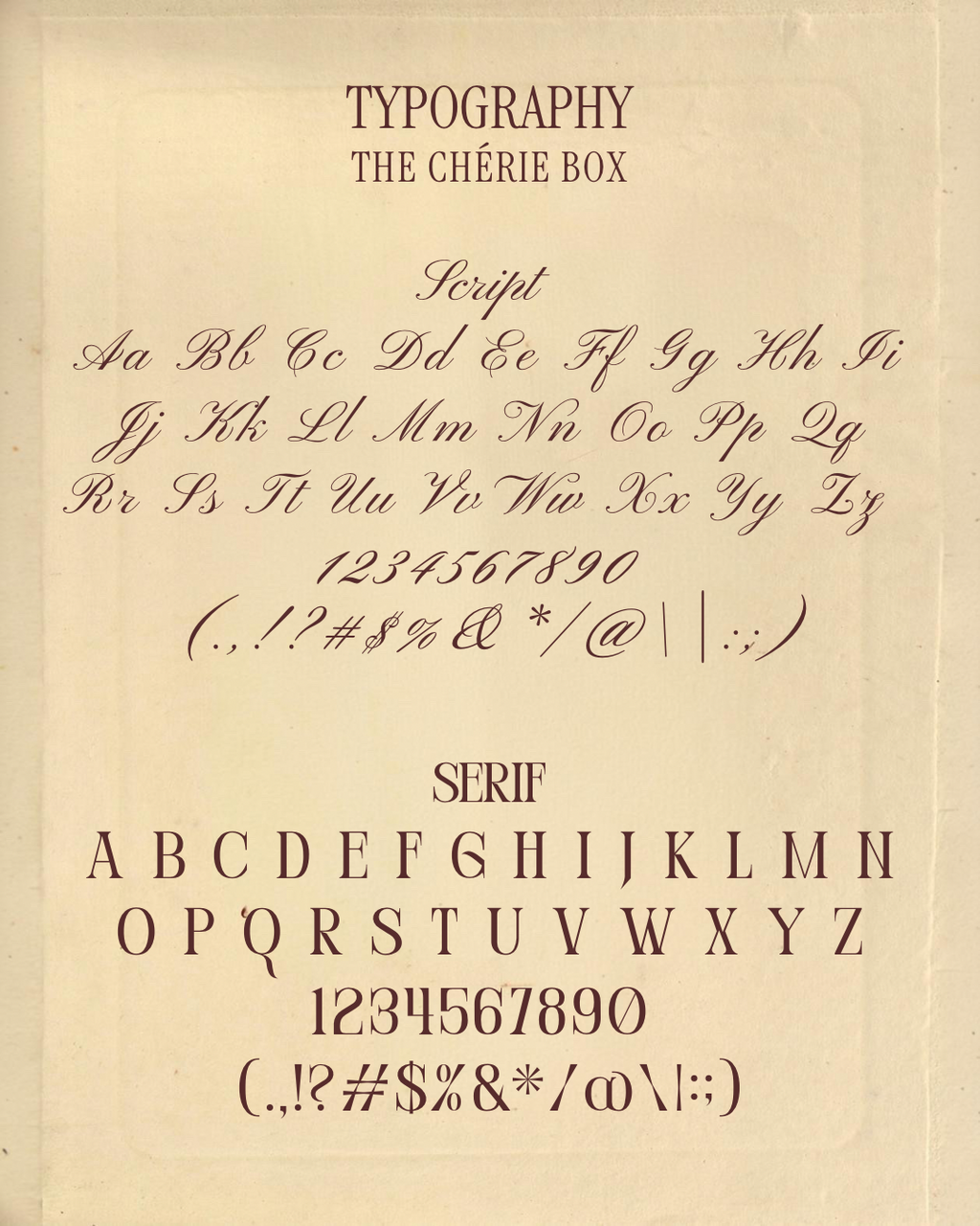 The Chérie Box