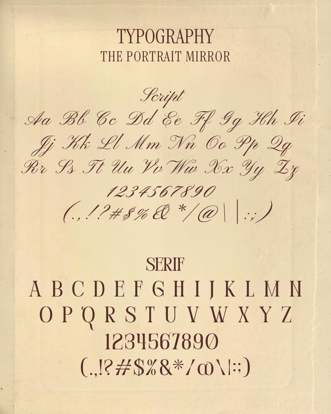 The Portrait Mirror (Pre-order)
